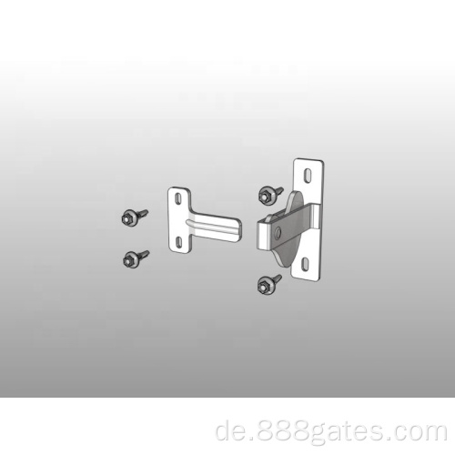 Pulverbeschichteter Edelstahl SS Gate D Latch&amp;Striker